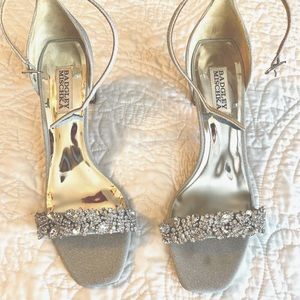 Badgley Mischka Jackie Heel 8 -silver